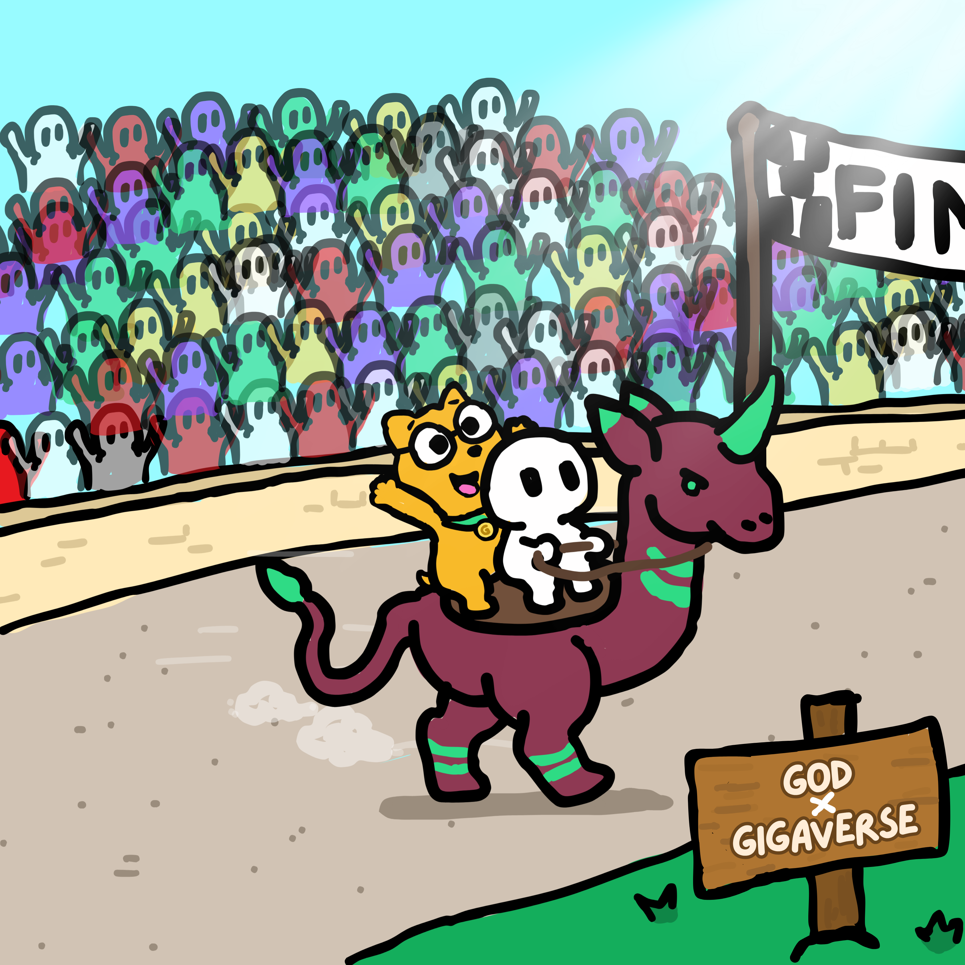 Giga God Racing visual guide